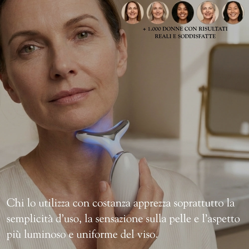 Luvéa™ PRO - Tonifica, Illumina, Leviga il Tuo Viso e Collo