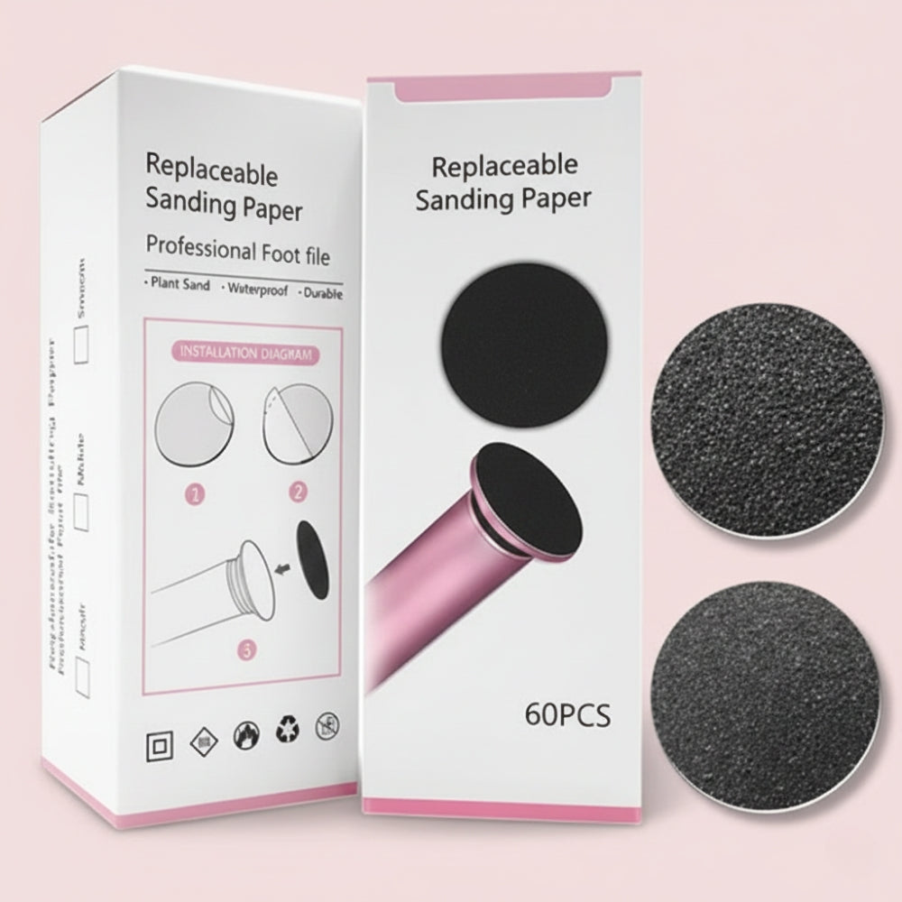 Glowify™ PRO - Ricambi di Carta Abrasiva per Piedi Lisci